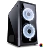 GABINETE VENUS PRETO COM 2 FANS LED 7 CORES VENPT7C2FCA