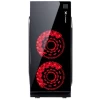 Gabinete Gamer Creter com Led Vermelho VX Gaming Vinic