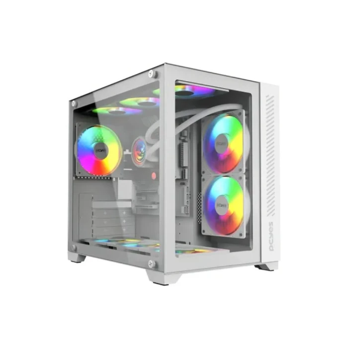 Gabinete Gamer Forcefield White Ghost PcYes Modelo GFFWGP