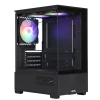 Gabinete Gamer G-Shield Com Vidro Temperado Com 3 Fans Preto