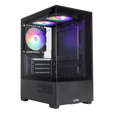 Gabinete Gamer G-Shield Com Vidro Temperado Com 3 Fans Preto