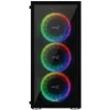 Gabinete Gamer Mid Tower Quartz Revo RGB Preto