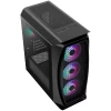 Gabinete Gamer RGB Aerocool Atx Aero One Mini Tower Preto