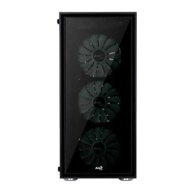 Gabinete Mid Tower Atx Quartz Rgb Preto Aerocool