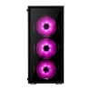 Gabinete Mid Tower Atx Quartz Rgb Preto Aerocool