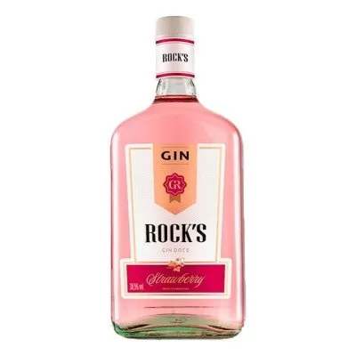Garrafa Gin Docê Rocks Stramberry 1L