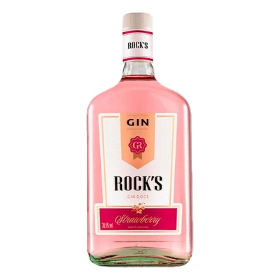 Garrafa Gin Docê Rocks Stramberry 1L