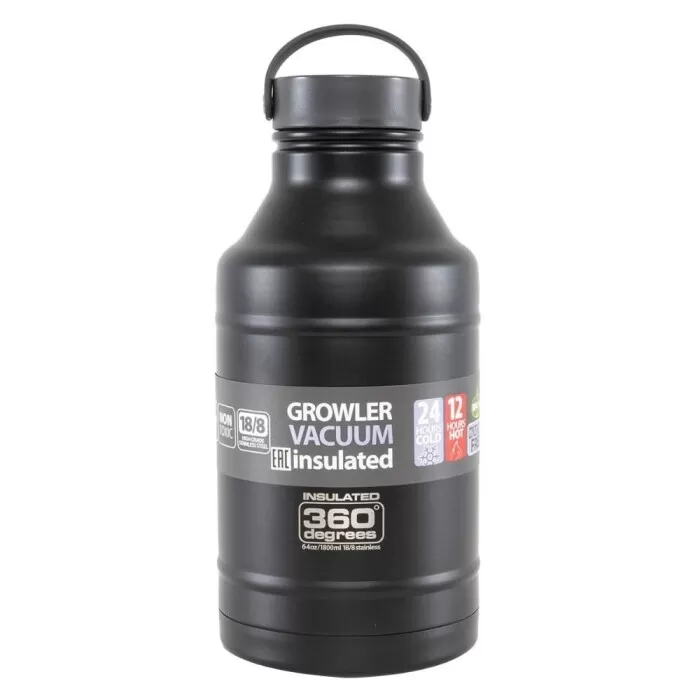 Garrafa Térmica 360º Degrees Nautika 1800Ml Preto