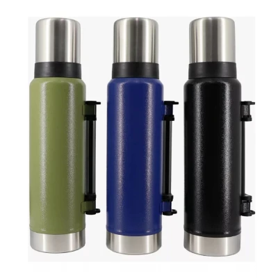 Garrafa Térmica Aço Inox Esmaltado Colorida 1.2 Litros