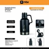 Garrafa Térmica Growler NTK Aço Inox Parede Dupla 1,9 Litros