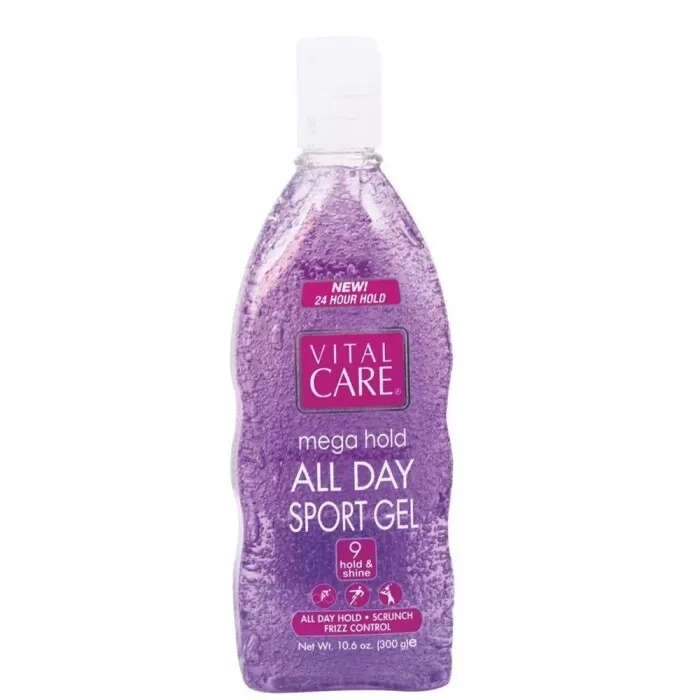 Gel Para Cabelo Vital Care Mega Hold All Day Sport Gel 300g