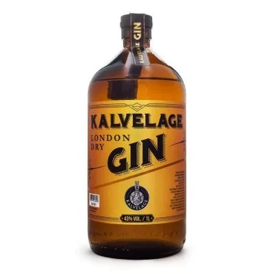 Gin Kalvelage London Dry 1L Original, Com nota fiscal