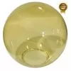 Globo de Vidro âmbar 20cm Skylight Boca 7cm 3044