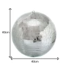 Globo Espelhado Prata Para Festas 40cm GL40 PartyLight