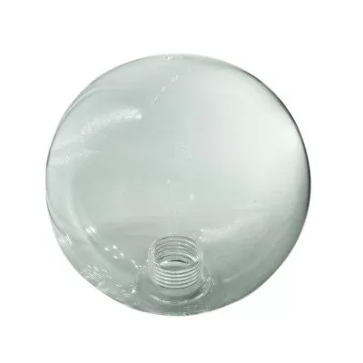 Globo de vidro Cristal trasparente 10cm boca 2,2cm Nordecor