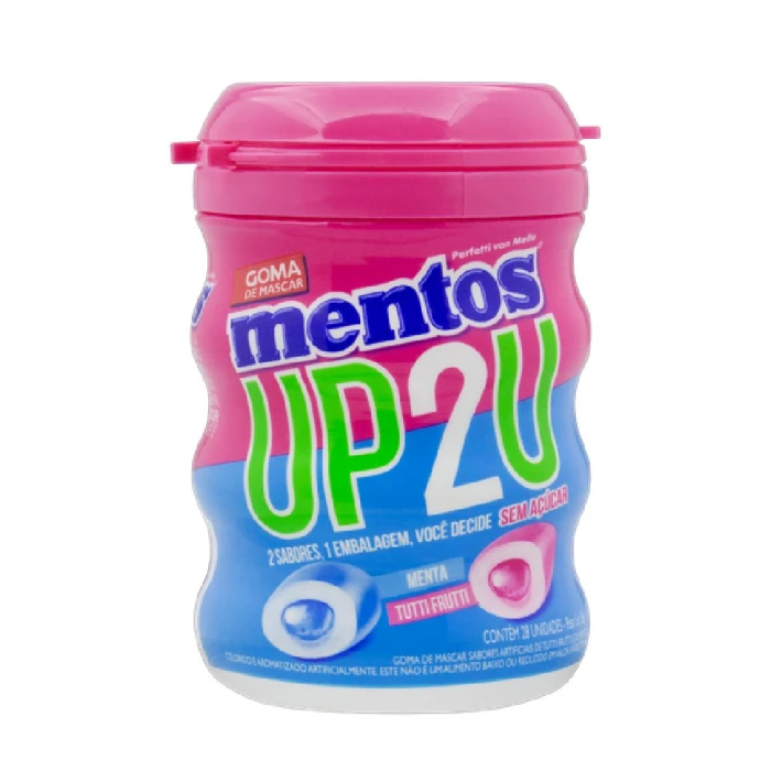 Goma De Mascar Mentos UP2U Sem Açucar Unidade