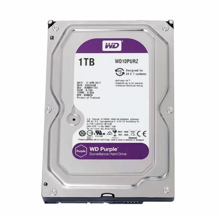HD Western Digital 1TB Purple 3.5