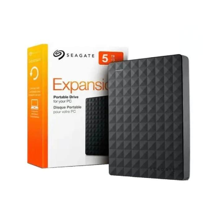 Hd Externo Seagate Portátil Expansion 5TB, Usb, Preto Novo