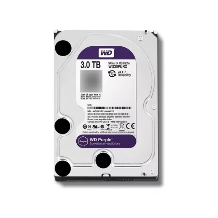 Hd Interno 3Tb Wesrern Digital Wd30Purz Novo