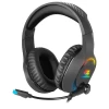 HEADSET GAMER FORTREK HOLT RGB PRETO COM MICROFONE