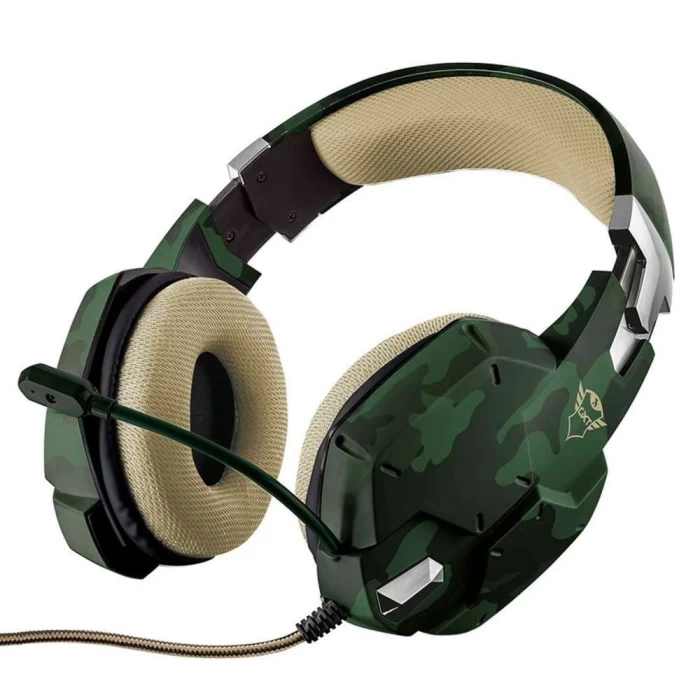 Headset Carus Gaming Jungle Camo Camuflado Verde GXT322C