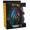 Headset Gamer Com Led 7.1 Usb Preto Surround Preto Bright