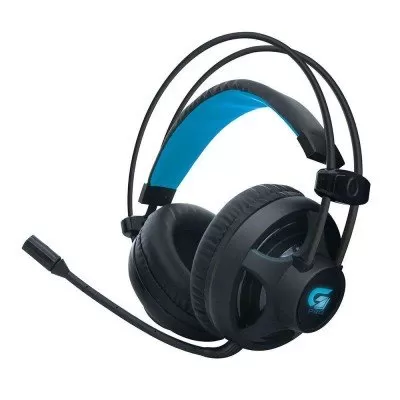 Headset Gamer Fortrek Pro H2 P2 + Usb Preto Com LED Azul