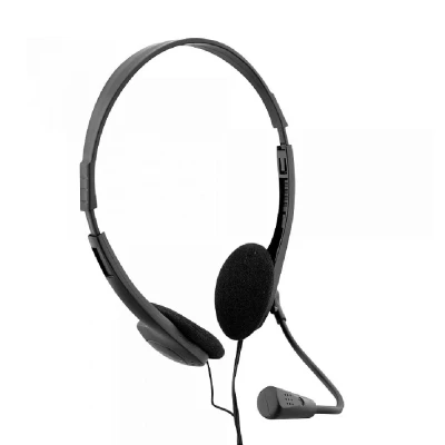 Headset Para Escritório Com Fio One-Side Office Preto Bright