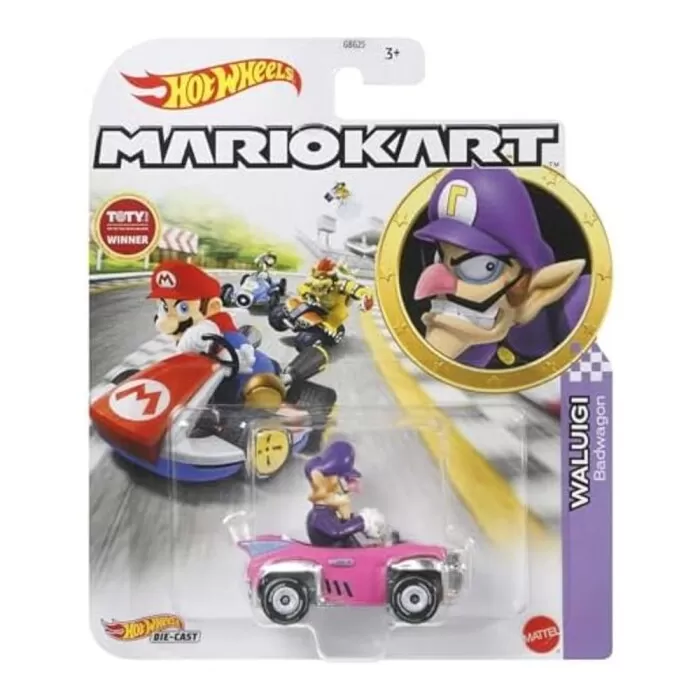 Hot Wheels Mario Kart Waluigi Gjh54 Novo