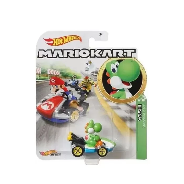 Hot Wheels Mário Kart Yoshy Verde GLP38 Novo