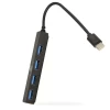 Hub Adaptador USB Tipo-C para 4 USB 3.0 3A X-cell