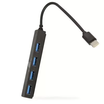 Hub Adaptador USB Tipo-C para 4 USB 3.0 3A X-cell