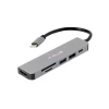 Hub USB-C Múltiplas Saídas 6 Em 1 4K Modelo LE-4137 It.Blue