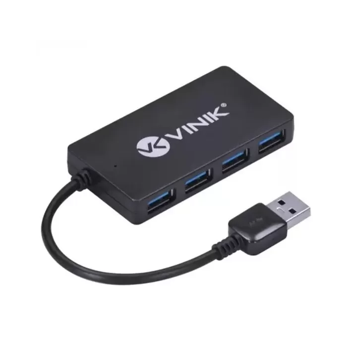 Hub Usb 2,0 4 Portas Huv-20 15Cm Preto Vinik Novo