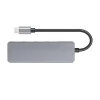 Hub Usb Bright Com Plug Tipo C 3 Portaas+Hdmi 4K Novo