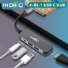 Hub Usb Com 4 Portas Usb/Hdmi Cor Cinza Ims-702 Imenso