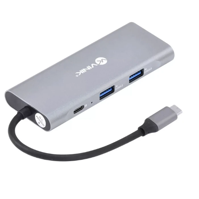 Hub Usb Tipo C 7 Em 1 Usb 3.0 Com Hdmi Hc-7 Vinik