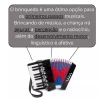 Instrumento Sanfona Infantil Acordeon Com 8 Baixos H25410