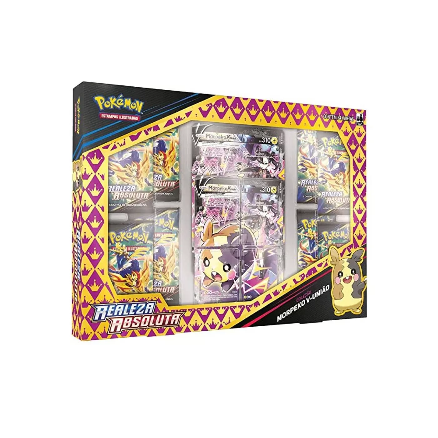 Jogo De Cartas Pokémon Box Coleção Morpeko V-União Novo - GAMES