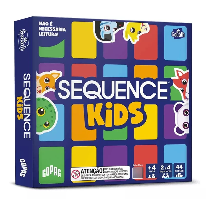 Jogo De Mesa Sequence Kids Para Família E Crianças Copag