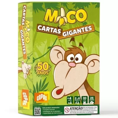 Jogo De Mico Com Cartas Gigantes Copag Infantil