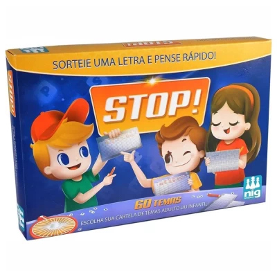 Jogo Educativo Stop Com 60 temas Adulto e Infantil Nig