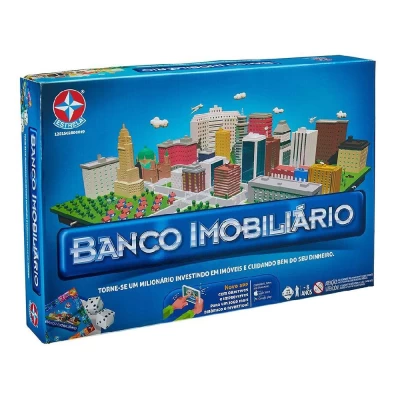 Jogo de Tabuleiro Banco Imobiliário Estrela Novo Promoção