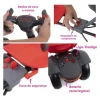 Kart Elétrico Dobrável X-Cell Brq-Kart-1 Potente Bateria 24V