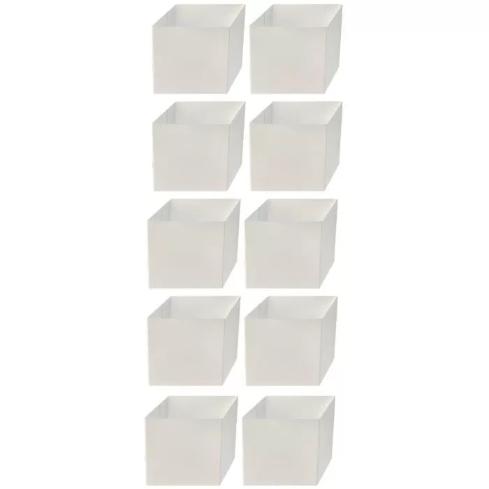 Kit 10 Arandela Cubo 3D Branco 60W Bivolt Blumenau