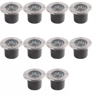 Kit 10 Embutido Solo Led Dresden Pequeno Germany 3W 3.000K