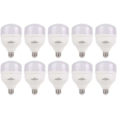 Kit 10 Lâmpada LED T120 E27 50W Bivolt Branco frio Blumenau