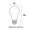 Kit 8 Lâmpada Led A60 9W 6500K E27 Luz Fria Blumenau