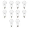 Kit 10 Lâmpada Led Bulbo A60 E27 9W 6.500K Bivolt Novo