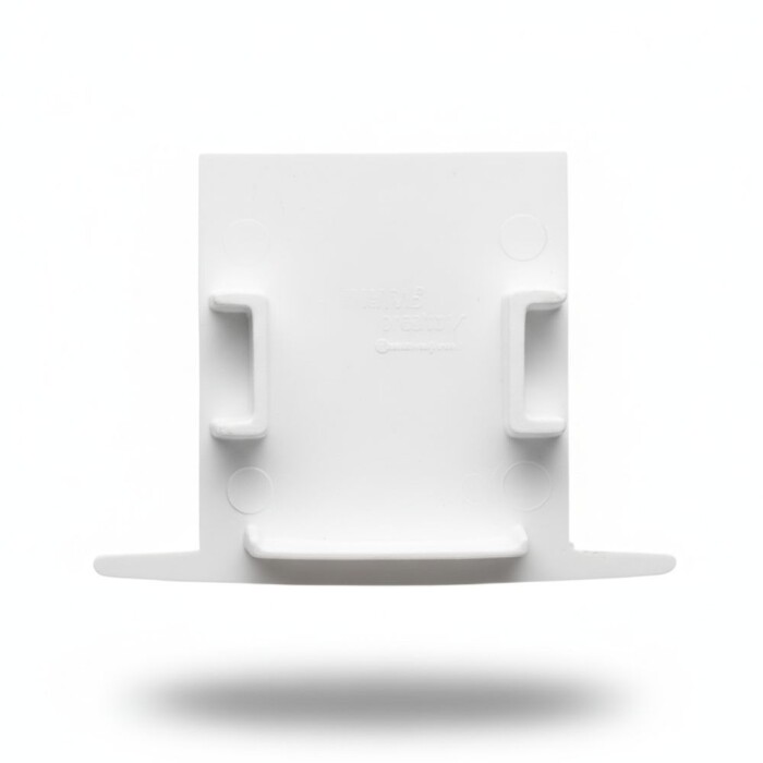 Kit 10 Tampas Perfil Line 25mm Embutir Branco